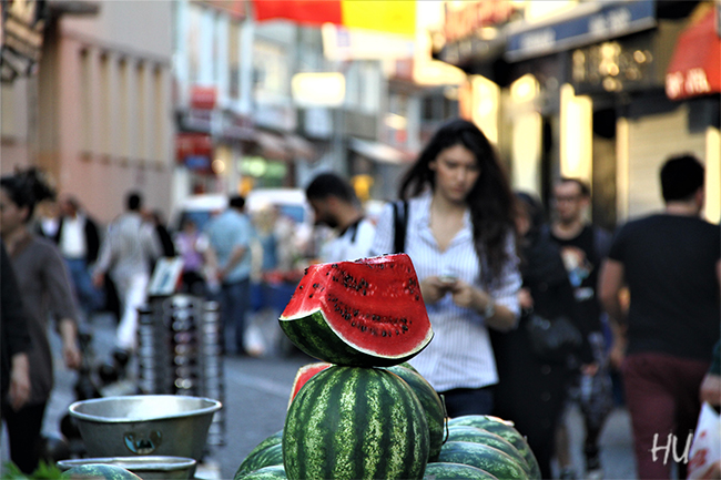 İstanbul, neden kimse karpuza bakmıyor   -   Fotoğraf: Halil Uğur
