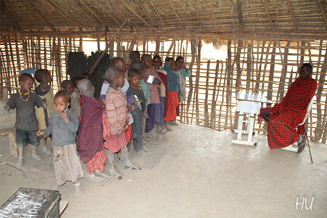 Massai'lerde İlkokul, Tanzanya - Fotoğraf: Halil Uğur 