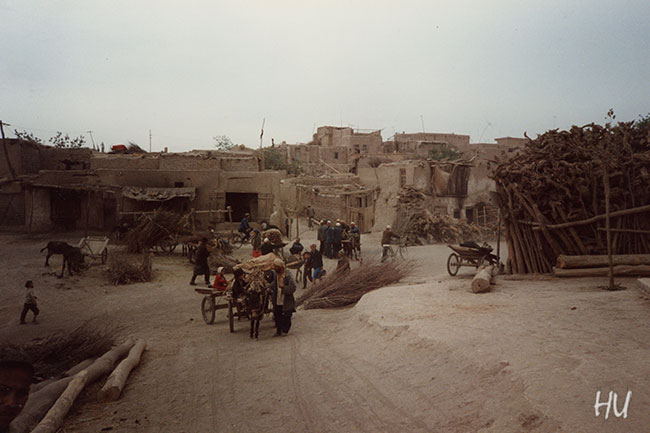 Kaşgar, Uygur Bölgesi, Çin, 1984 yılı.     Fotoğraf: Halil Uğur